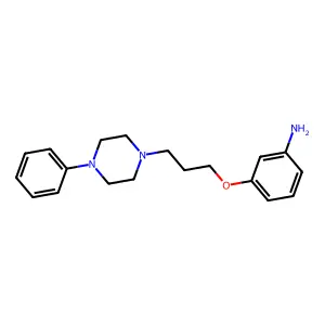 Benzenamine, 3-(3-(4-phenyl-1-piperazinyl)propoxy)- structure