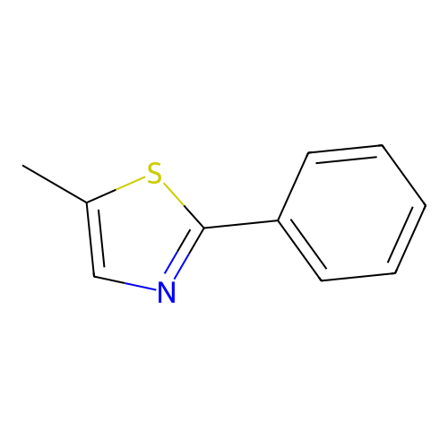 5-Methyl-2-phenyl-1,3-thiazole structure