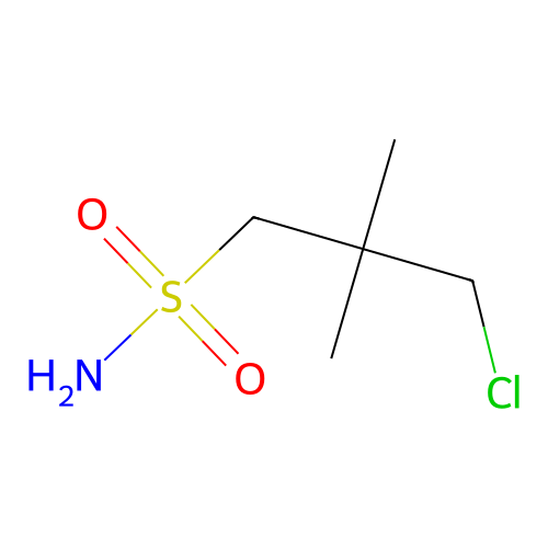 3-Chloro-2,2-dimethylpropane-1-sulfonamide structure