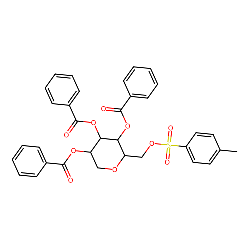 [4,5-Dibenzoyloxy-6-[(4-methylphenyl)sulfonyloxymethyl]oxan-3-yl] benzoate structure