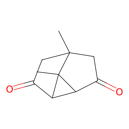 4a,4b-Dimethyltetrahydrocyclopropa[cd]pentalene-2,3(1H,2aH)-dione structure