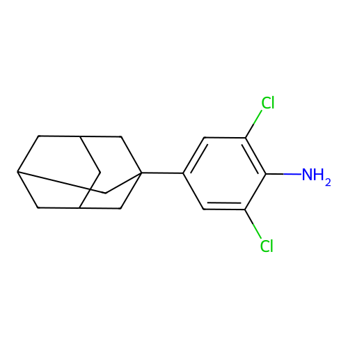 4-(Adamantan-1-yl)-2,6-dichloroaniline structure