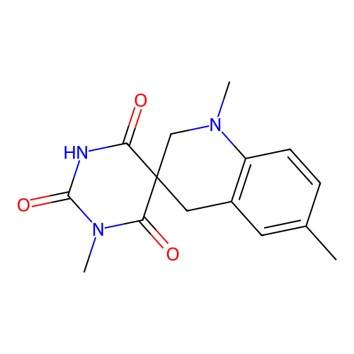 1,1',6'-trimethylspiro[1,3-diazinane-5,3'-2,4-dihydroquinoline]-2,4,6-trione structure