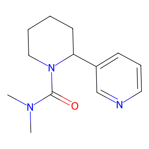 N,N-Dimethyl-2-(pyridin-3-YL)piperidine-1-carboxamide structure