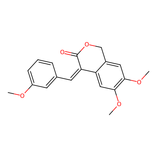(Z)-6,7-dimethoxy-4-(3-methoxybenzylidene)isochroman-3-one structure