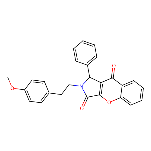 2-(4-Methoxyphenethyl)-1-phenyl-1,2-dihydrochromeno[2,3-c]pyrrole-3,9-dione structure
