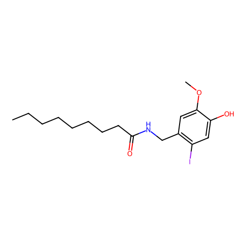 6-Iodonordihydrocapsaicin structure