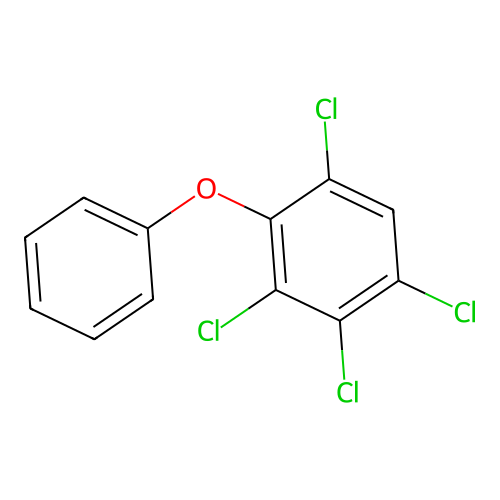 2,3,4,6-Tetrachlorodiphenyl ether structure