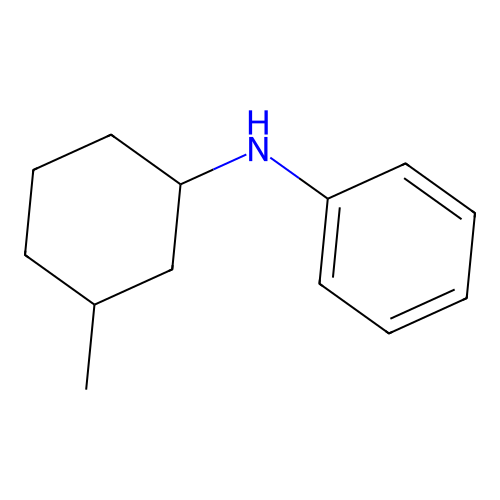 N-(3-methylcyclohexyl)aniline structure