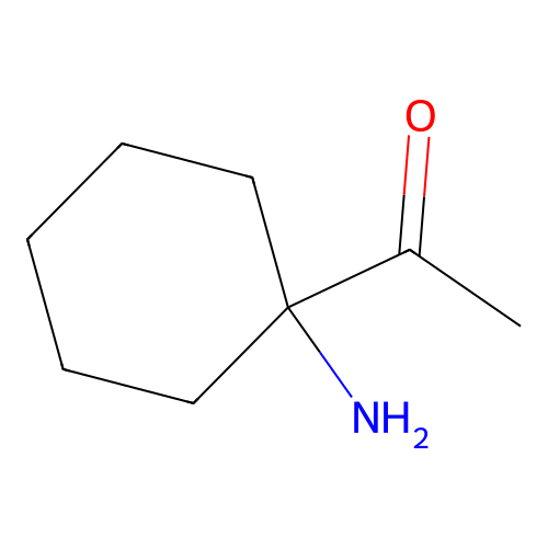 1-(1-Aminocyclohexyl)ethanone structure