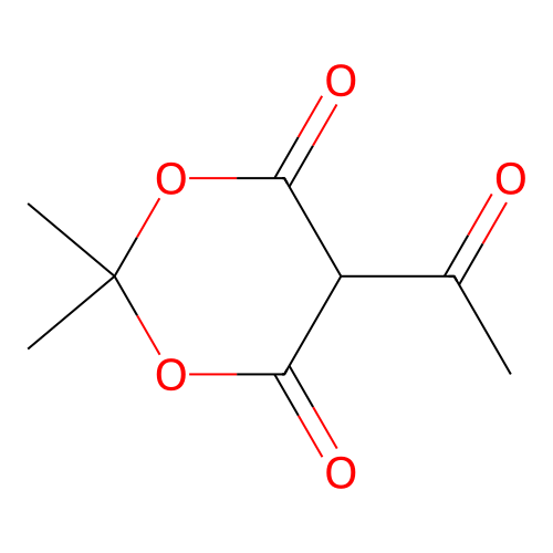 5-Acetyl-2,2-dimethyl-1,3-dioxane-4,6-dione structure