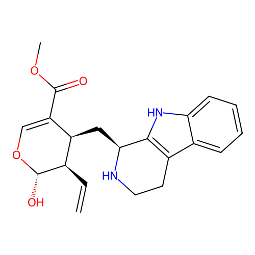 Strictosidine aglycone structure