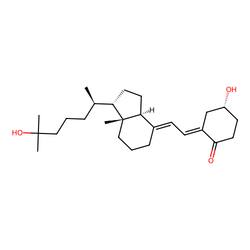 19-nor-10-keto-25-hydroxyvitamin D3 structure