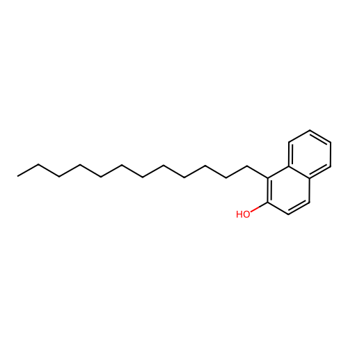 1-Dodecylnaphthalen-2-ol structure