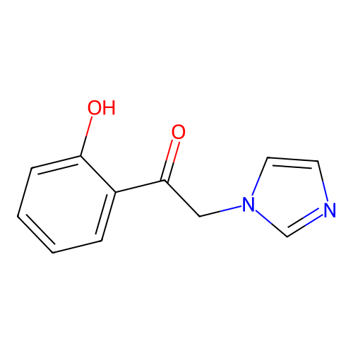 Ethanone, 1-(2-hydroxyphenyl)-2-(1H-imidazol-1-yl)- structure