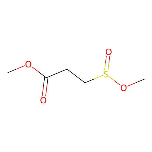 Methyl 3-(methoxysulfinyl)propanoate structure
