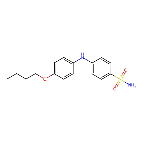 4-(4-Butoxyanilino)benzenesulfonamide structure