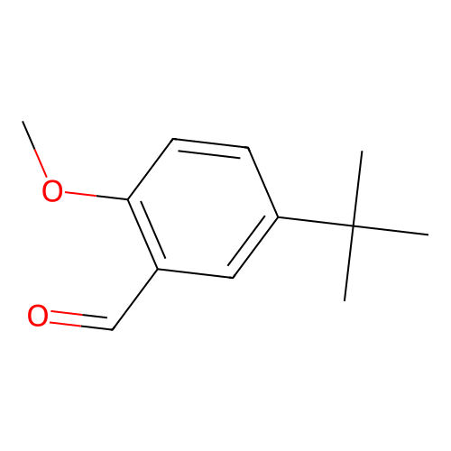 5-Tert-butyl-2-methoxybenzaldehyde structure