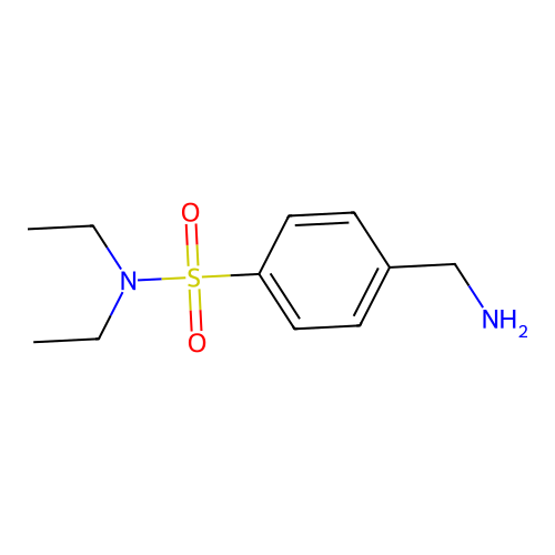 4-(Aminomethyl)-N,N-diethylbenzene-1-sulfonamide structure