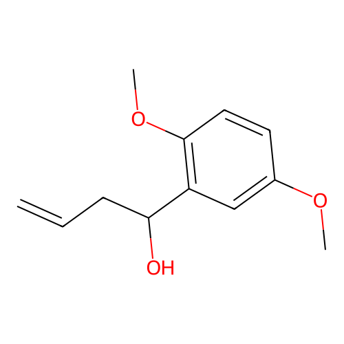 1-(2,5-Dimethoxyphenyl)but-3-en-1-ol structure