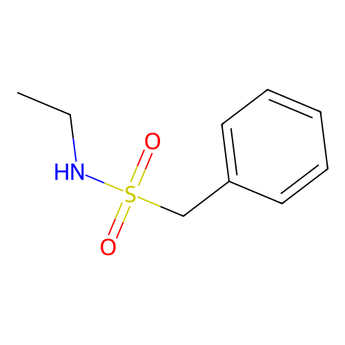 N-ethyl-1-phenylmethanesulfonamide structure