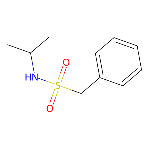 1-phenyl-N-(propan-2-yl)methanesulfonamide structure