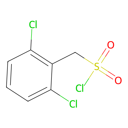 (2,6-Dichlorophenyl)methanesulfonyl chloride structure