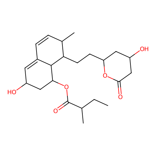 Pravastatin lactone structure