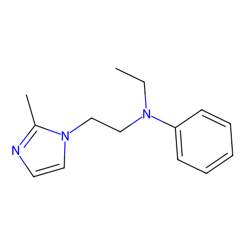 N-Ethyl-N-(2-(2-methyl-1H-imidazol-1-yl)ethyl)aniline structure