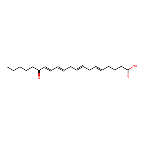 (5E,8E,11E,13E)-15-oxoicosa-5,8,11,13-tetraenoic acid structure