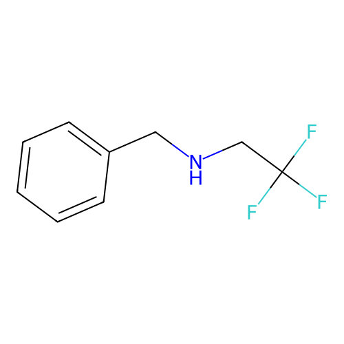 Benzyl-(2,2,2-trifluoro-ethyl)-amine structure