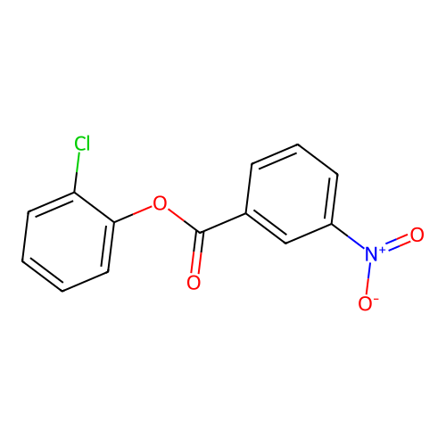 2-Chlorophenyl 3-nitrobenzoate structure