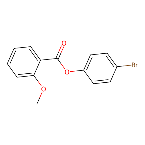 4-Bromophenyl 2-methoxybenzoate structure