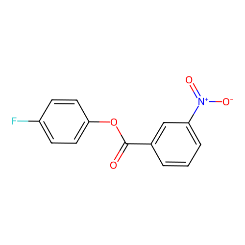 4-Fluorophenyl 3-nitrobenzoate structure