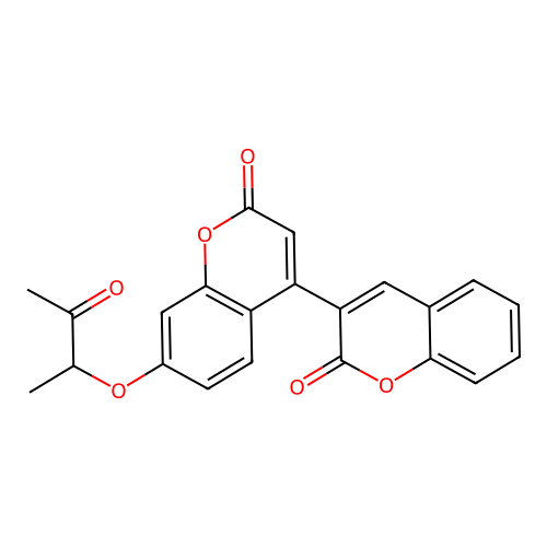 7-(1-methyl-2-oxopropoxy)-4-(2-oxo-2H-chromen-3-yl)-2H-chromen-2-one structure
