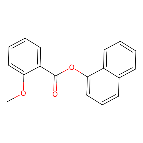 1-Naphthyl 2-methoxybenzoate structure