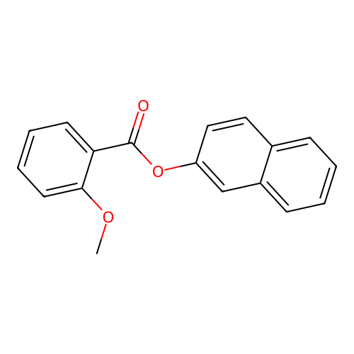 Naphthalen-2-yl 2-methoxybenzoate structure