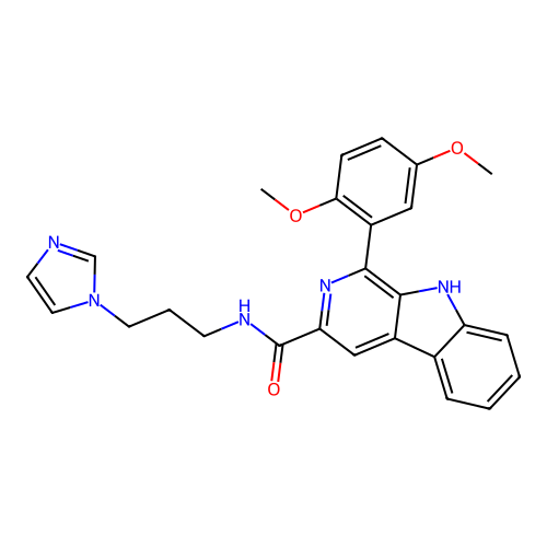 C26H25N5O3 structure