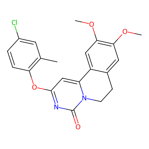 C21H19ClN2O4 structure