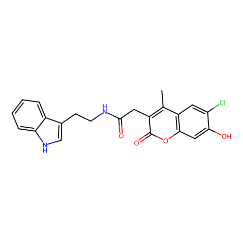 C22H19ClN2O4 structure