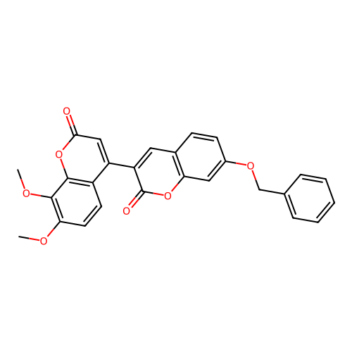 7-(benzyloxy)-7',8'-dimethoxy-2H,2'H-[3,4'-bichromene]-2,2'-dione structure