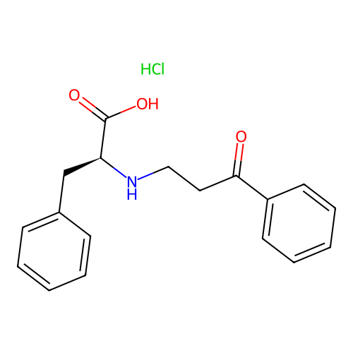 N-(3-Oxo-3-phenylpropyl)phenylalanine--hydrogen chloride (1/1) structure