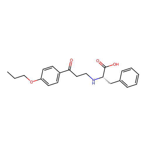 DL-Phenylalanine, N-(3-oxo-3-(4-propoxyphenyl)propyl)- structure