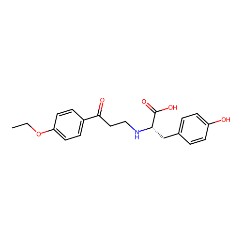 L-Tyrosine, N-(3-(4-ethoxyphenyl)-3-oxopropyl)- structure