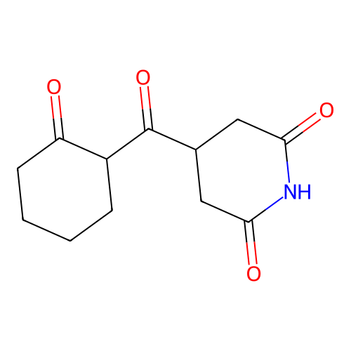 4-(2-Oxocyclohexanecarbonyl)piperidine-2,6-dione structure