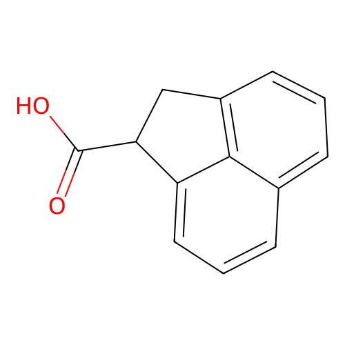 1,2-Dihydroacenaphthylene-1-carboxylic acid structure