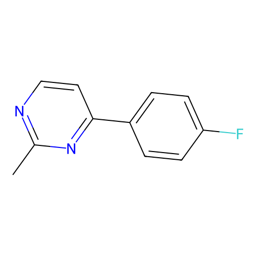4-(4-Fluorophenyl)-2-methylpyrimidine structure