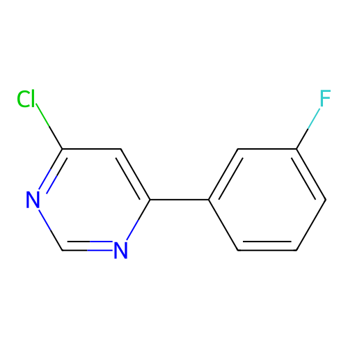 4-Chloro-6-(3-fluorophenyl)pyrimidine structure