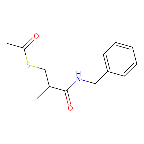 3-(Acetylsulfanyl)-N-benzyl-2-methylpropanimidic acid structure