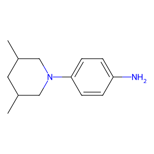 4-(3,5-Dimethylpiperidin-1-yl)aniline structure